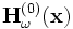 \mathbf{H}_\omega^{(0)}(\mathbf{x})
